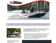 Tablet Screenshot of bassbanditboats.com